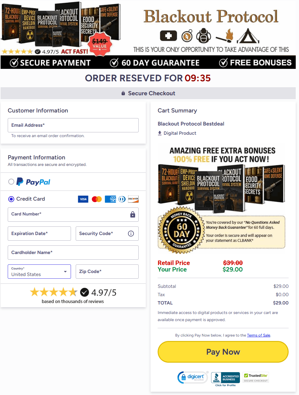 Blackout Protocol Survival System